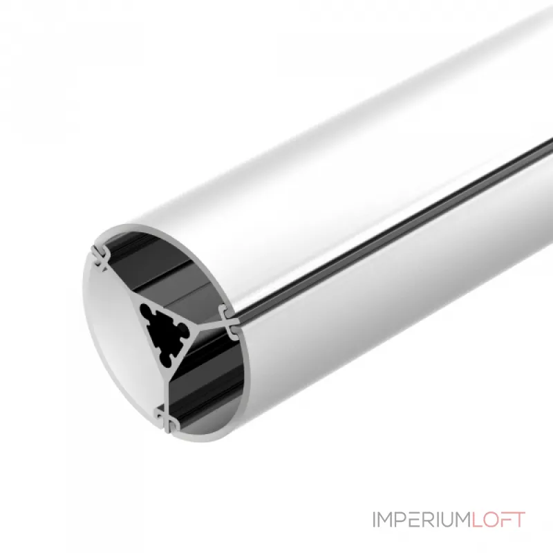Профиль ROUND-D36-360-2500 ANOD BLACK Arlight Алюминий 050250
