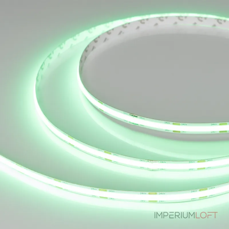 Лента COB-X544-8mm 24В Green 11.5 В/м IP20 5м Arlight 032174(3)