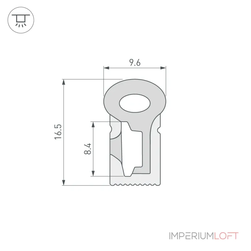 Arlight Силиконовый профиль WPH-FLEX-0817-SIDE-S8-10м WHITE Силикон 040827 Arlight Силиконовый профиль WPH-FLEX-0817-SIDE-S8-10м WHITE Силикон 040827