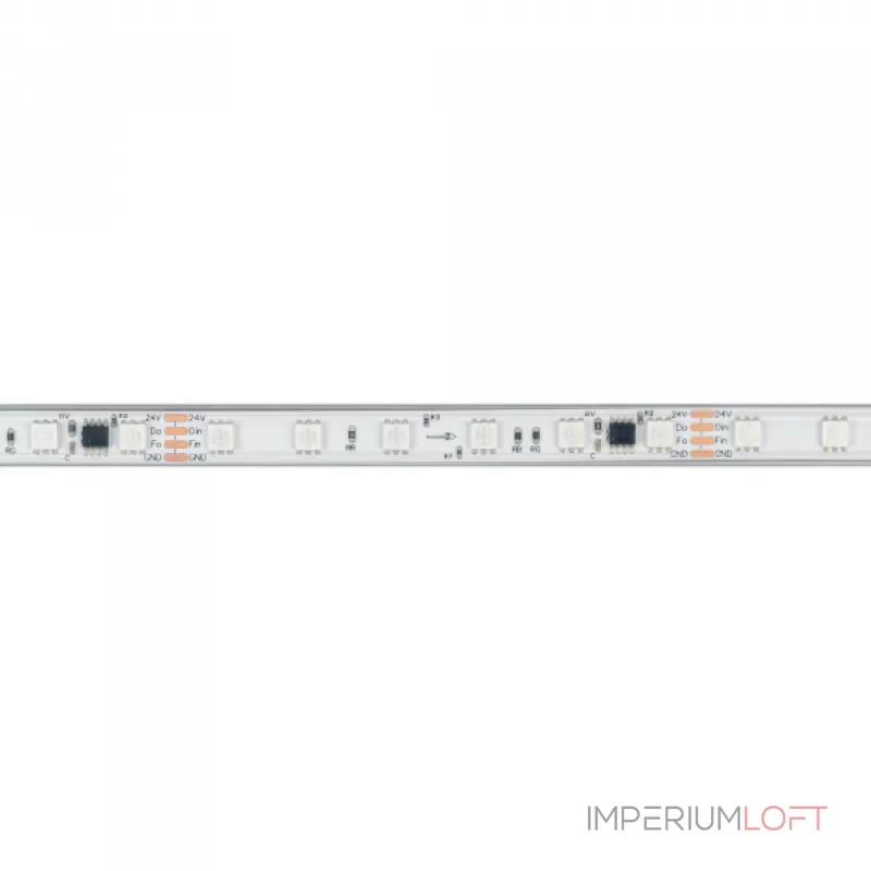 Arlight Лента герметичная SPI-PS-B60-12mm 24В RGB-PX6-BPT 12 В/м IP67 5060 5м 039181