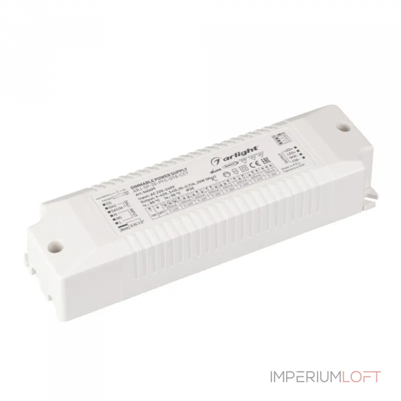 Arlight Блок питания ARJ-SP-20-PFC-DT8-ССT 20Вт 9-42В 0.35-0.7А IP20 040499
