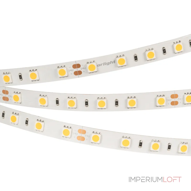 Лента RT-B60-10mm 24В Warm2700 14.4 В/м IP20 5м Arlight 14.4 Вт/м IP20 008828(3)