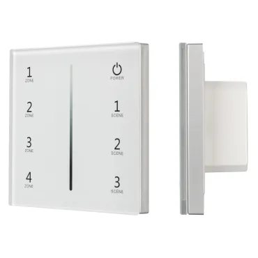 Arlight Панель Sens SMART-P29-DIM White 230В 4 зоны 2.4G IP20 027103 Arlight Панель Sens SMART-P29-DIM White 230В 4 зоны 2.4G IP20 027103
