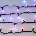 Arlight Светодиодная гирлянда ARD-STRING-PRO-10000-BLACK-95LED-LIVE RGBW-DMX 24В 10Вт Ardecoled IP65 031751