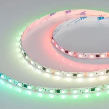 Arlight Лента SPI-B60-10mm 12В RGB-PX3-BPT 12 В/м IP20 5060 5м 039179