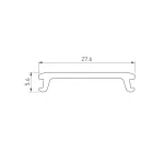 Arlight Экран STRETCH-25-CEIL-CENTER-5м OPAL-PVC Arlight 046726