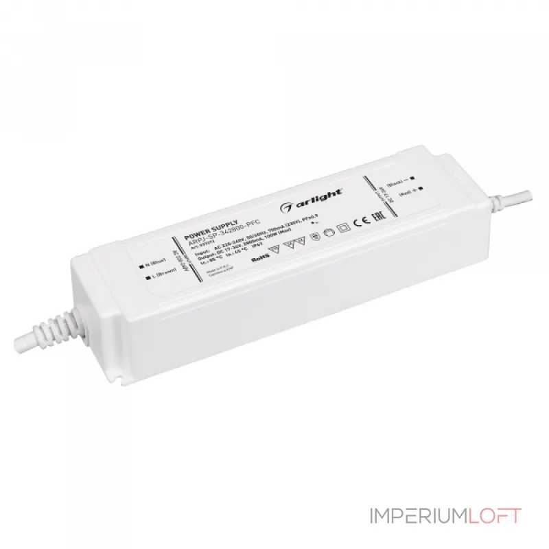 Arlight Блок питания ARPJ-SP-342800-PFC 100Вт 17-34В 2.8A IP67 037272