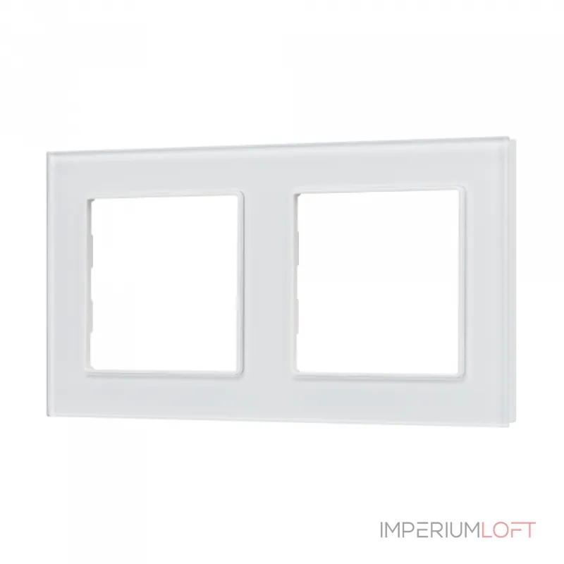 Рамка стеклянная FRM-GLARE-GS-2-WH Arlight 043796 Рамка стеклянная FRM-GLARE-GS-2-WH Arlight 043796