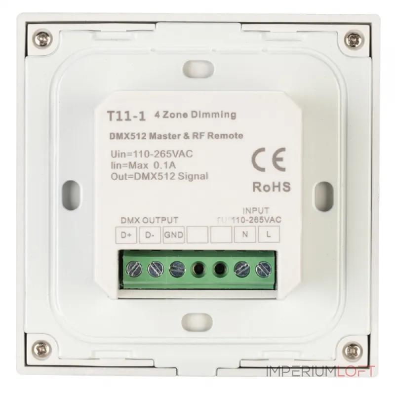 Arlight Панель Sens SMART-P29-DIM White 230В 4 зоны 2.4G IP20 027103 Arlight Панель Sens SMART-P29-DIM White 230В 4 зоны 2.4G IP20 027103