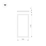 Arlight Светильник DL-INTENSO-S600x1200-60Вт White6000 WH 120 deg 230В IP20 036240