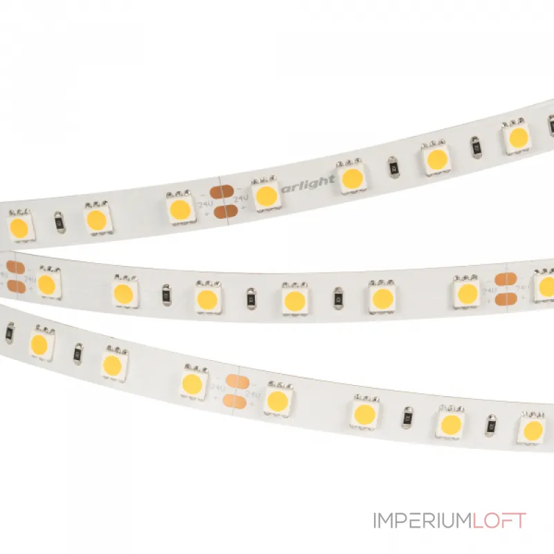 Лента RT-B60-10mm 24В Warm2700 14.4 В/м IP20 5м Arlight 14.4 Вт/м IP20 008828(3)
