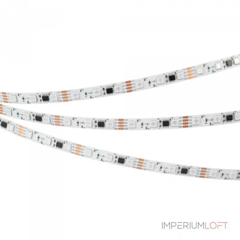 Arlight Лента SPI-B60-10mm 12В RGB-PX3-BPT 12 В/м IP20 5060 5м 039179