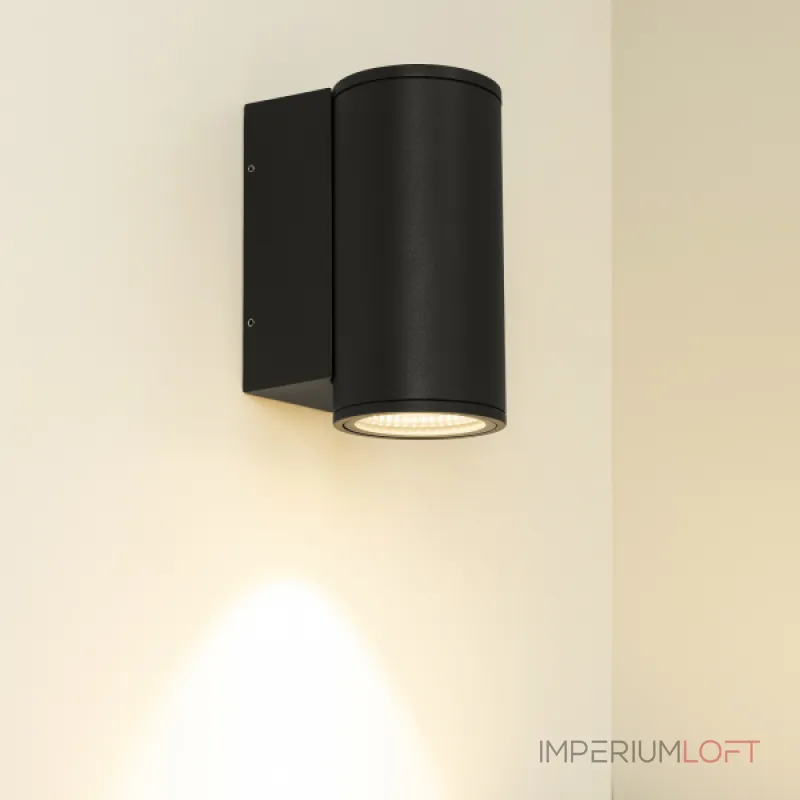 Arlight Светильник LGD-FORMA-WALL-R90-12Вт Warm3000 BK 44 deg 230В IP54 037258
