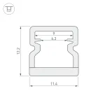 Arlight Профиль WPH-LINE-1212-2000 OPAL 023302(1)