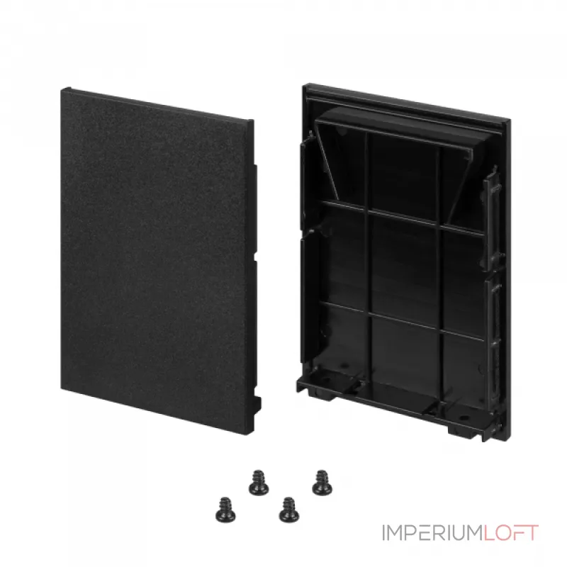 Arlight Заглушка LINE-5075-HONEYCOMB BLACK глухая Металл 044882