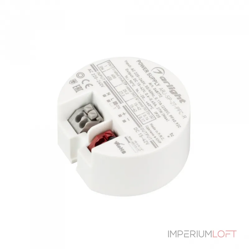 Arlight Блок Питания ARJ-SP-27-PFC-R 27Вт 15-42В 0.6-0.65A IP20 048772