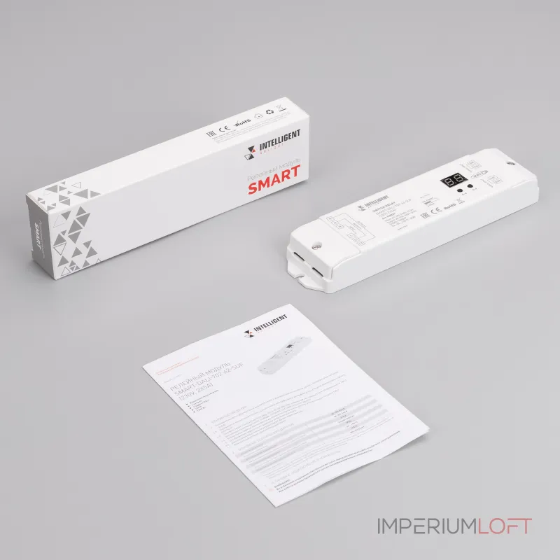 INTELLIGENT ARLIGHT Релейный модуль SMART-DALI-702-62-SUF 230В 2x5A IARL IP20 038539