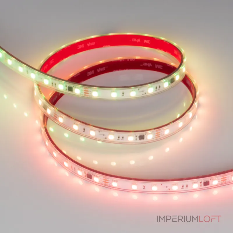 Arlight Лента герметичная SPI-PS-B60-12mm 24В RGB-PX6-BPT 12 В/м IP67 5060 5м 039181