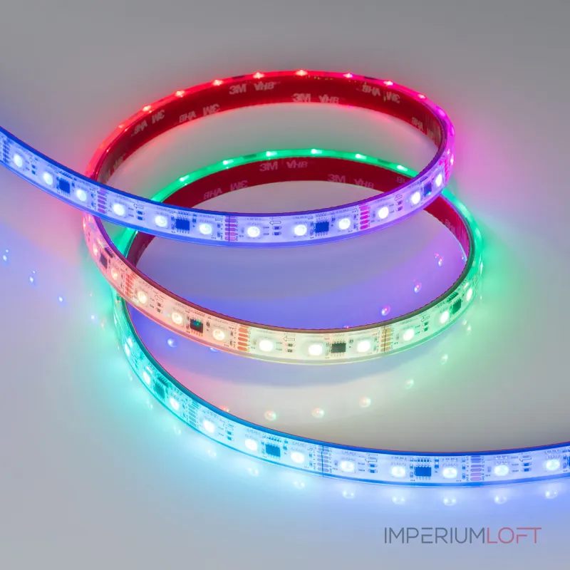Arlight Лента герметичная DMX-PFS-B60-12mm 12В RGB-PX3 14 В/м IP68 5060 5м 039175