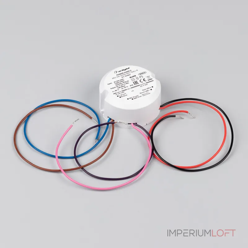 Arlight Блок питания ARJ-SN-34350-PFC-DALI-R 12Вт 9-34В 0.35A IP20 043062 Arlight Блок питания ARJ-SN-34350-PFC-DALI-R 12Вт 9-34В 0.35A IP20 043062