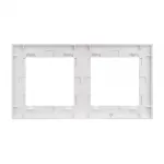 Рамка стеклянная FRM-GLARE-GS-2-WH Arlight 043796