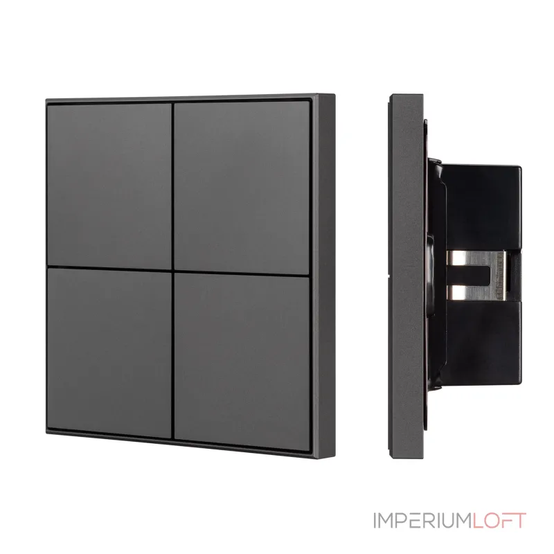 Arlight INTELLIGENT ARLIGHT Кнопочная панель KNX-304-23-IN Black BUS Frame IARL IP20 039667 Arlight INTELLIGENT ARLIGHT Кнопочная панель KNX-304-23-IN Black BUS Frame IARL IP20 039667