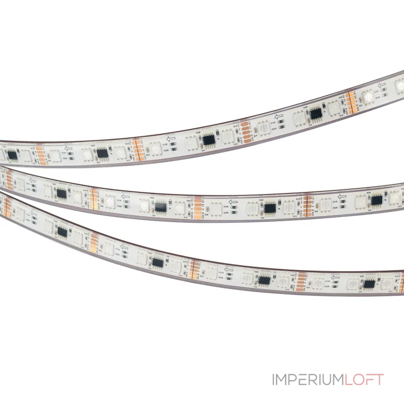 Arlight Лента герметичная DMX-PFS-B60-12mm 12В RGB-PX3 14 В/м IP68 5060 5м 039175