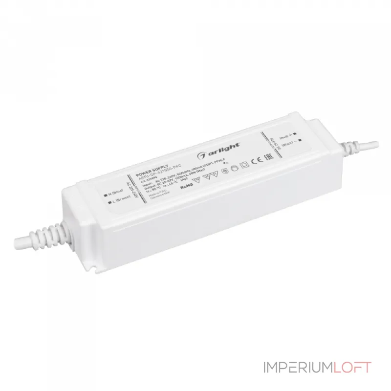Arlight Блок питания ARPJ-SP-421050-PFC 60Вт 29-57В 1.05A IP67 037890