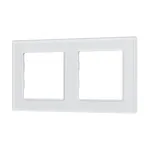 Рамка стеклянная FRM-GLARE-GS-2-WH Arlight 043796
