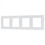 Рамка стеклянная FRM-GLARE-GS-4-WH Arlight 043802