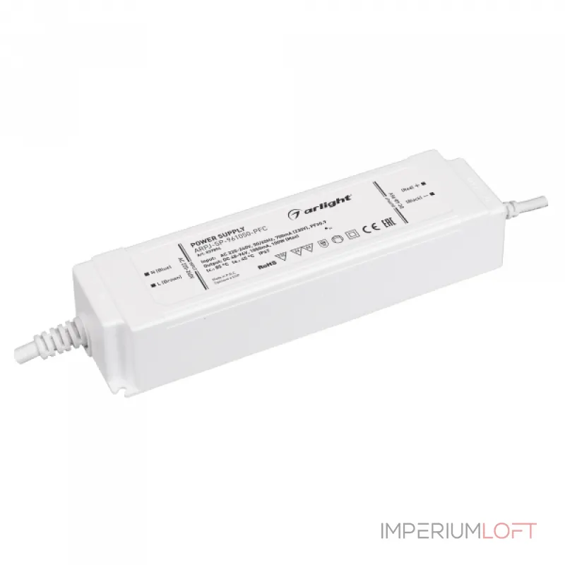 Arlight Блок питания ARPJ-SP-961050-PFC 100Вт 48-96В 1.05A IP67 037894