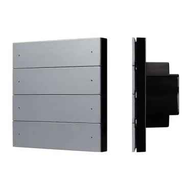 Кнопочная панель DALI-301-22-8K-D2-IN Grey (BUS Frameless IARL IP20) Arlight 059053