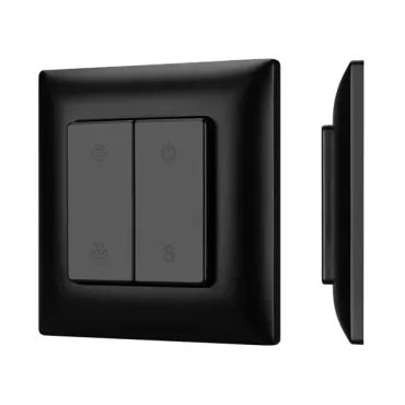 Кнопочная панель SMART-RF-801-22-1G-DIM-SUF Black (3V 2.4G IARL IP20) Arlight 059068