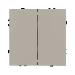 Выключатель проходной 2 клавишный софт-тач SWT-MKP2-SFPL-CA (250V 10A) Arlight 059422(1)
