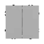 Механизм выключателя двухклавишный проходной SWT-NOBE-MKP2-SFPL-IS (230V 10A) Arlight 059423