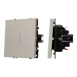 Механизм выключателя одноклавишный проходной LED SWT-NOBE-MKP1-SFPL-L-CA (230V 10A) Arlight 059430