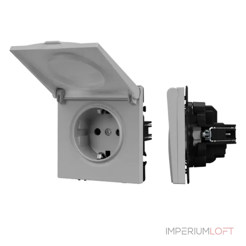 Розетка с заземлением со шторками и крышкой софт-тач SCT-MCP-SFPL-IS (250V 16A) Arlight 059441(1) Розетка с заземлением со шторками и крышкой софт-тач SCT-MCP-SFPL-IS (250V 16A) Arlight 059441(1)