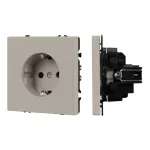 Розетка с заземлением со шторками софт-тач SCT-MEU-SFPL-CA (250V 16A) Arlight 059452(1)
