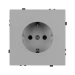 Розетка с заземлением со шторками софт-тач SCT-MEU-SFPL-IS (250V 16A) Arlight 059453(1)