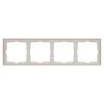 Рамка пластиковая FRM-NOBE-SFPL-4-CA Arlight 059460