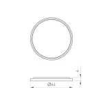 Насадка овалорисующая LGD-DIAFILM-OVAL-LENS-R44 (BK) Arlight 059496