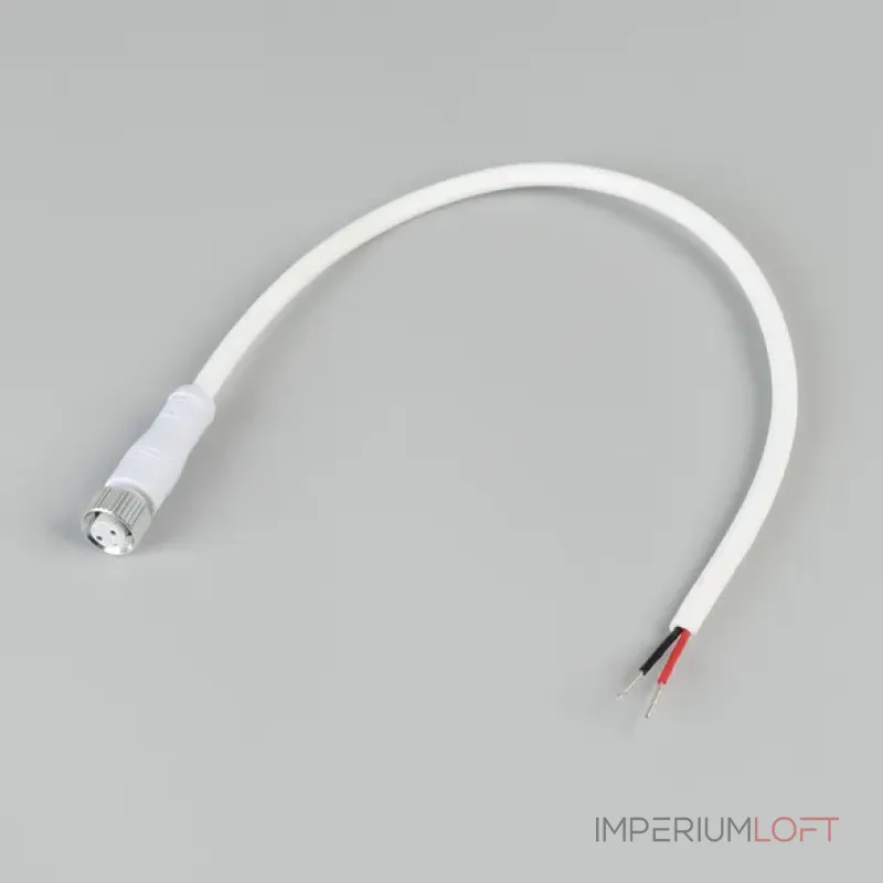 Коннектор питания ARL-WAVE-1615-CON-POWER-FEMALE-2PIN-WHT (IP67) Arlight 059758