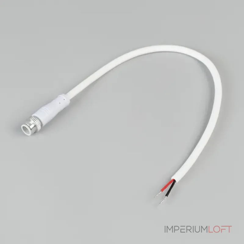 Коннектор питания ARL-WAVE-1615-CON-POWER-MALE-2PIN-WHT (IP67) Arlight 059759