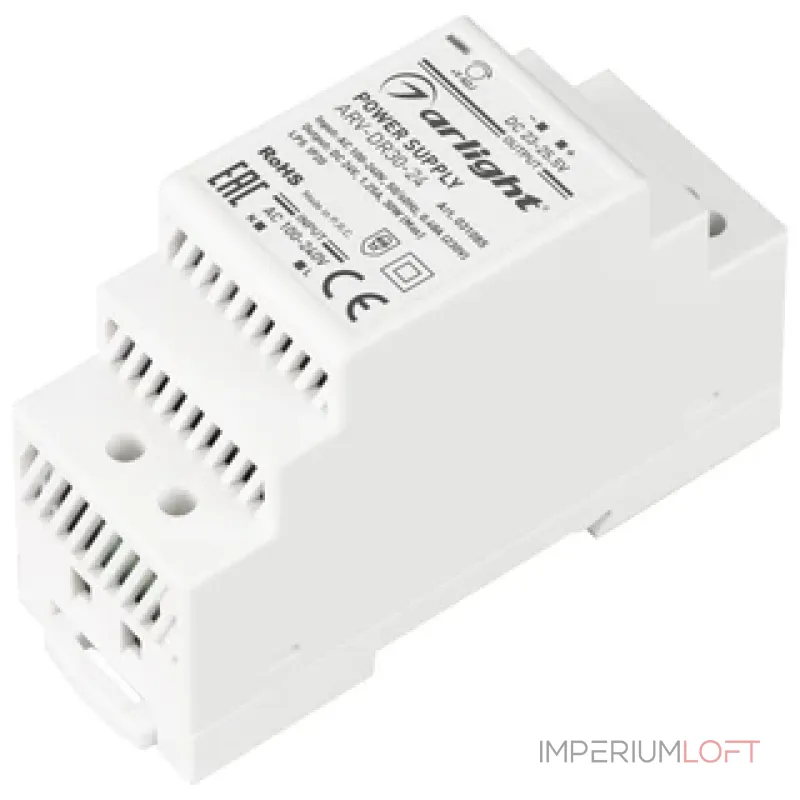 Блок питания ARV-DRS-36-24 (24V 1.5A 36W IP20 DIN-рейка) Arlight 059900
