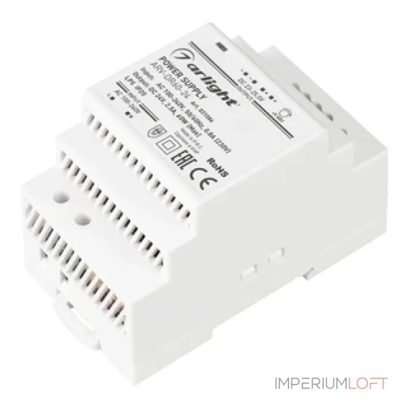 Блок питания ARV-DRS-60-24 (24V 2.5A 60W IP20 DIN-рейка) Arlight 059901