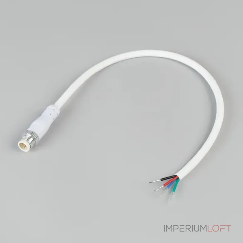 Коннектор питания ARL-WAVE-1615-CON-POWER-MALE-4PIN-WHT (IP67) Arlight 060094