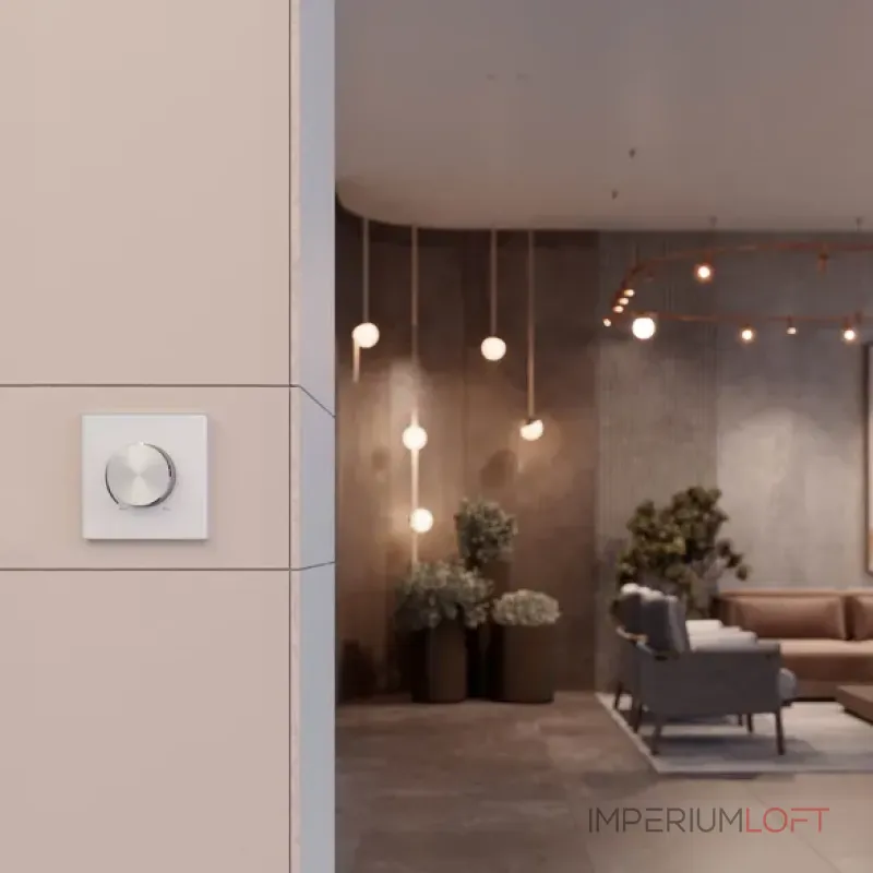 Роторная панель SMART-DALI-301-31-DT6/DT8 Белая (BUS/24V встраиваемая Tuya Wi-Fi IARL) Arlight 060682
