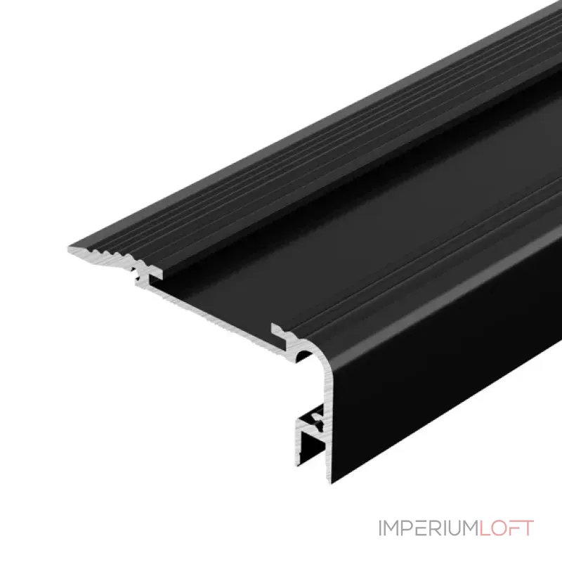 Профиль STAIR-W60-2000 ANOD BLACK Arlight 060867