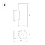 Уличный настенный светильник Arlight WALDER 060954 Arlight WALDER 060957