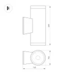 Уличный настенный светильник Arlight WALDER 060954Arlight WALDER 060961